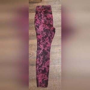 Time and Tru Girl's Hand Tie-Dyed Pants - Pink and Black Sz 12/14
